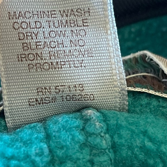 Eastern Mountain Sports Turquoise Fleece Jacket - Picture 4 of 8